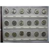 Image 2 : 1946-1980 Uncirculated Roosevelt Dime 90 Coin Set, Including Proof Issues.