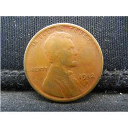 1912-S Semi-Key Date Lincoln Head Cent.