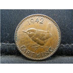 1942 Great Britain 1 Farthing.
