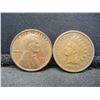 Image 1 : 1909 Indian Cent and 1909-VDB Lincoln Cent.