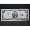 Image 1 : 1963 $2 Red Seal Nice Crisp United States Note.  Serial # A12805121A.
