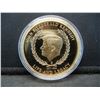 Image 3 : 24 K Gold layered Life of President John F. Kennedy medal.  Large.