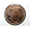 Image 1 : 1915 Barber pure copper troy ounce.  GEM Proof like.