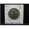 Image 3 : 1960 Franklin Half with Full Bell Lines.  Nice Brilliant Uncirculated.