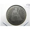 Image 1 : 1876 Seated Quarter.  Part Liberty.
