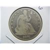 Image 1 : 1876 Seated Half.  Good 6.