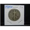 Image 3 : 1934-D Walking Liberty Half.  Fine 15.