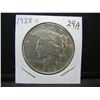 Image 3 : 1928-S US Peace Dollar.  Almost Uncirculated.  One of the toughest dates.