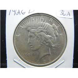 1926-D Peace Dollar.  Extremely Fine.