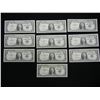 Image 1 : (10) Consecutive Serial # 1957 Silver Certificates.  GEM Crisp Uncirculated.