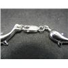 Image 3 : Seven-inch Sterling Bracelet with dolphin link design.