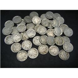 (40) Part Date Buffalo Nickels.  Nice coins.