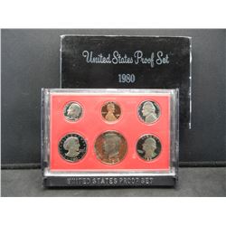 1980-S US Proof Set in original government holder and box.