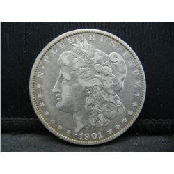 1901-P Semi-Key Date Morgan Silver Dollar.