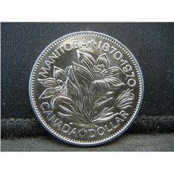 1970 Canada Manitoba (1870-1970) Centennial Dollar.
