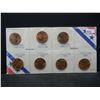 Image 1 : 1982 Seven Coin Lincoln Cent Copper and Zinc Set With All Varieties.