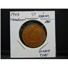 Image 3 : 1943 Cameroon 1 Franc. AU. Scarce Type.