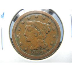 1849 Large 1c. VF.