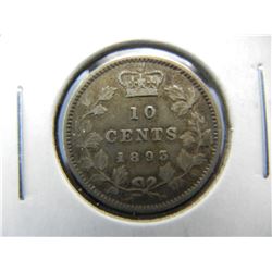 1893 Canada 10c. XF. Scarce.