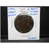 Image 3 : 1792 Great Britaini 1/2 Penny Conder Token. Scarce.