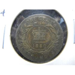 1880 Newfoundland 1c. VF. Scarce.