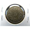 Image 2 : 1876 Swiss 5 Rappen. Very Scarce.