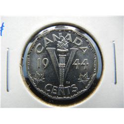 1944 Canada 5c. Gem UNC.