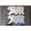 Image 3 : 1974, 1977 & a Sample (Small) Northwest Territories License Plates