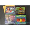 Image 2 : (4) Unused Vintage Apple Labels