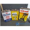 Image 1 : Quixol Tin, Improved Pyroil, Esso Tin Full
