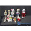 Image 1 : Collection of (9) Small Porcelain Dolls (Made in Japan)