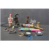 Image 1 : Collection of Figural Bottle Openers, Advertising Floatie Pens, Keychains & Bottle Corks