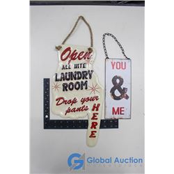 (2) Metal Wall Decor