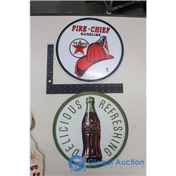 (2) Metal Repo Signs