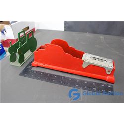 Vintage Metal Tape Dispenser and Napkin Holder