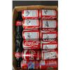 Image 1 : (1) Case of Coca-Cola Cans, 2 Full Bottles