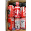 Image 2 : (1) Case of Coca-Cola Cans, 2 Full Bottles