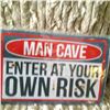 Image 2 : Man Cave Metal Sign