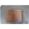 Image 3 : New Brown Leather Real Tree Wallet