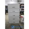 Image 1 : **5- Drawer Gray Cabinet