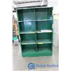 Image 1 : **Green Metal Shelving Unit