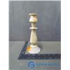 Image 8 : Misc Household - (2) Party Lights, Marble Candlestick