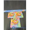 Image 1 : (3) Ty Beanie Babies Offical Membership Kits Complete with Poster (Un-Opened)