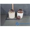 Image 1 : (2) Stone Ware only 1 Lid