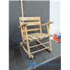 Image 1 : **Kids Wooden Rocking Chair