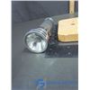 Image 3 : Fileting Wood Cutting Board, Vintage Fish Scale and Flash Light