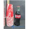 Image 2 : Paper Coca-Cola Cups and Full Coca-Cola Glass Bottle