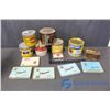 Image 1 : Tin Collection - Squirrel Peanut Butter, Sportsman, Sweet Caporal, etc