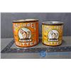 Image 1 : (2) Squirrel Peanut Butter Tins