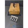 Image 1 : Wooden Cash Box with Coin Dispenser
